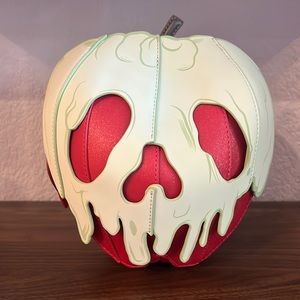 Glow in the Dark Red Poison Apple Loungefly Crossbody bag